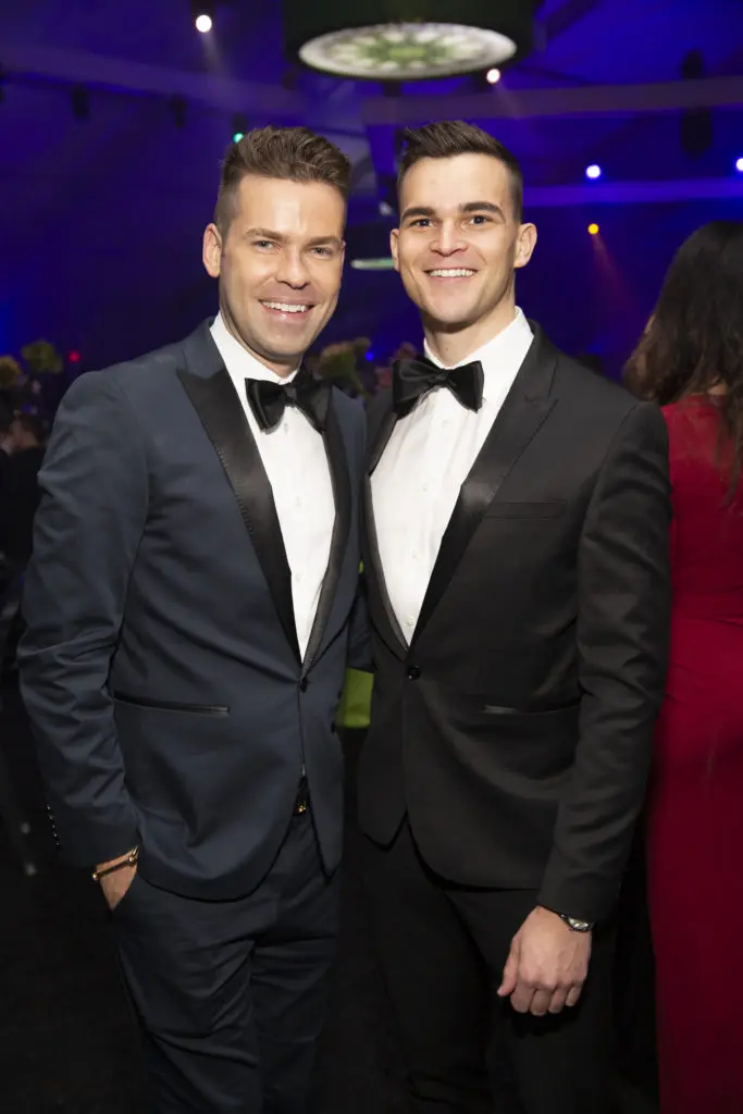 Derrick Shore, Brandon Bourque at Discovery Green's Gala on the Green (Photo by Jenny Antill Clifton)