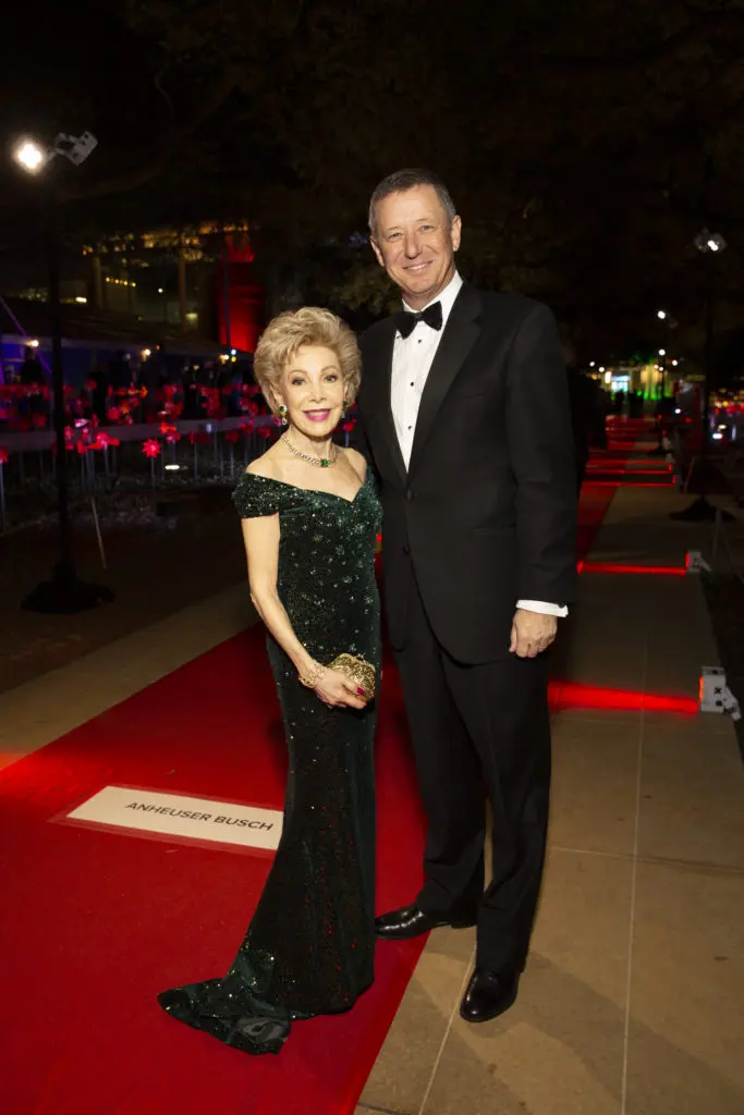 Margaret Alkek Williams & David Wuthrich at Discovery Green's Gala on the Green  (Photo by Jenny Antill Clifton)