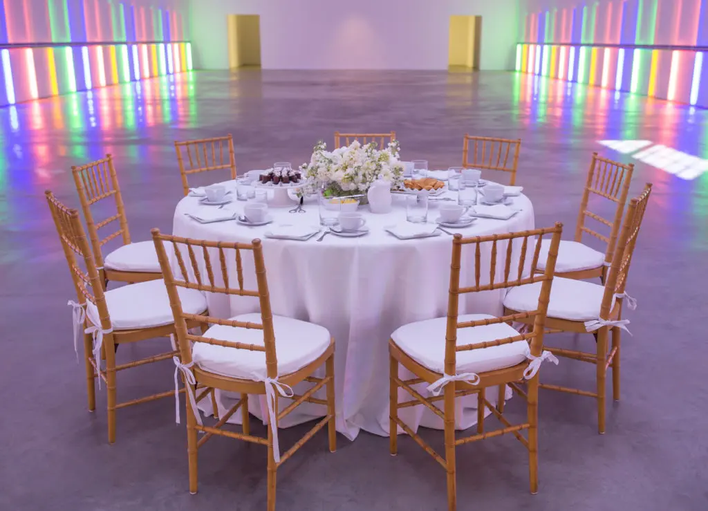 Awaiting tea guests (Photo by Allyson Huntsman)
