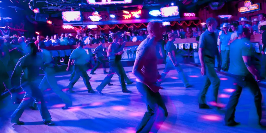 Dallas' Round-Up-Saloon brings out all the cowboys.