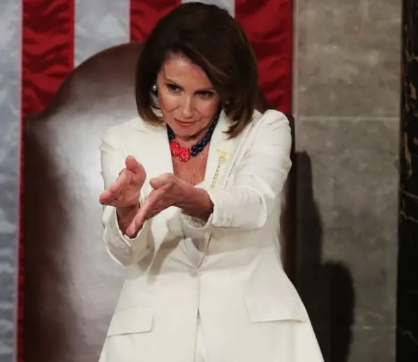 Nancy Pelosi Proudly Wears Houston Necklace in Her State of the Union Moment