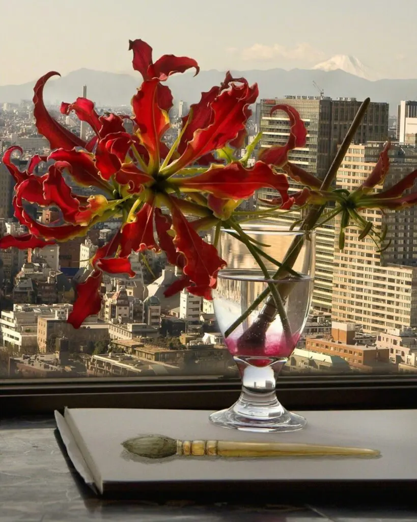 Torrie Groening's "One View, Mt. Fuji (Tokyo)," 2010. Estimated value $750.