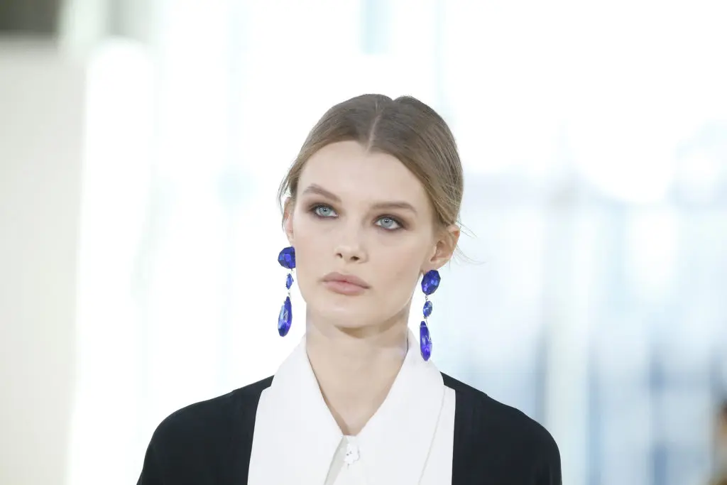 Tory Burch cut glass chandelier earrings are influenced by the designer's interest in Black Mountain College. (Photo by Tory Burch)
