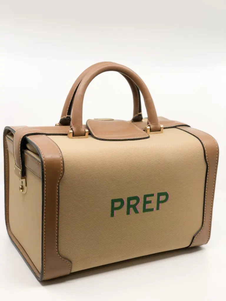Billy's Gucci train case was transformed by KCA Design.