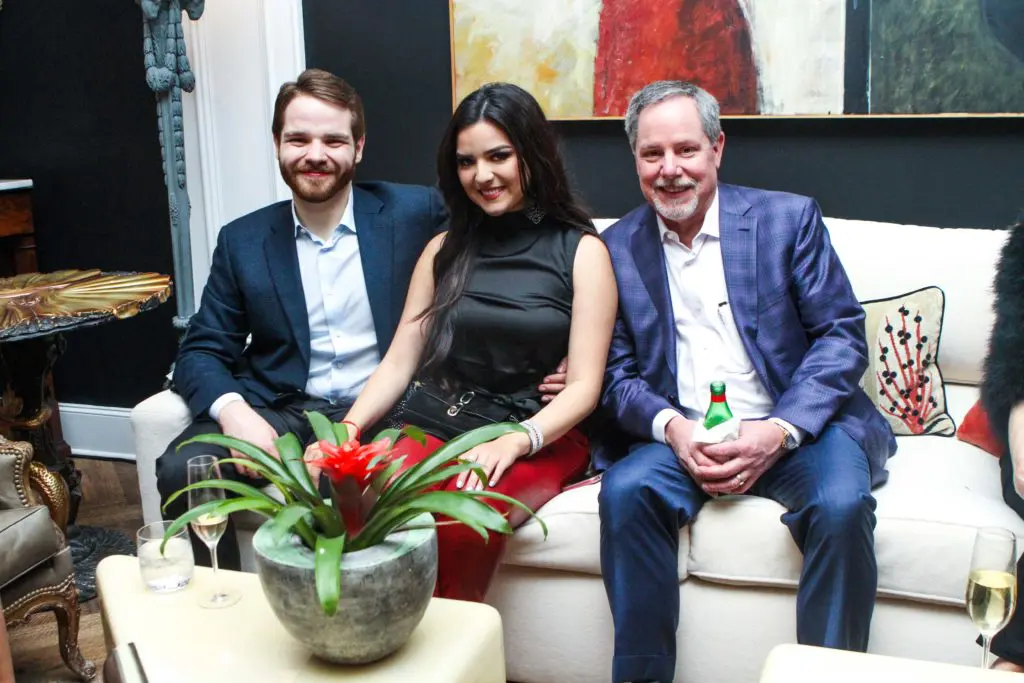 William Brookshire, Naudia Luviano, Brook Brookshire at Moxie. (Photo by Chris P. Bachman)