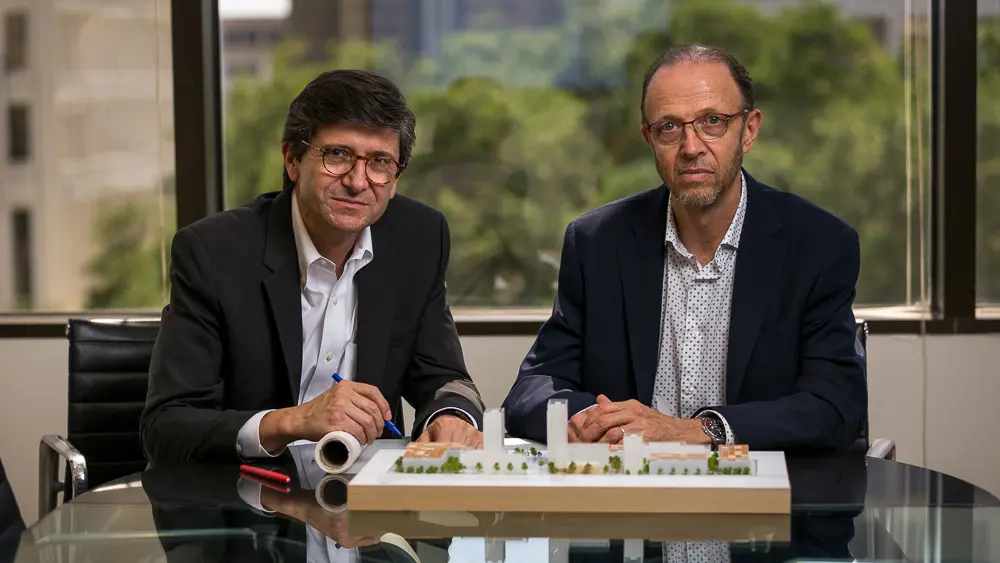 Jorge Munoz and Enrique Albin knew they had to come up with a unique, show-stopping design for The Preston tower. 