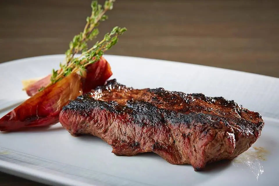Knife boasts 240 day-aged steaks. 