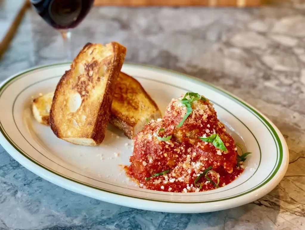 You already know il Branco's legendary meatballs. (Photo courtesy of il Bracco)