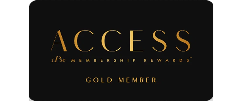 iPic Theaters Access Gold Membership, $29