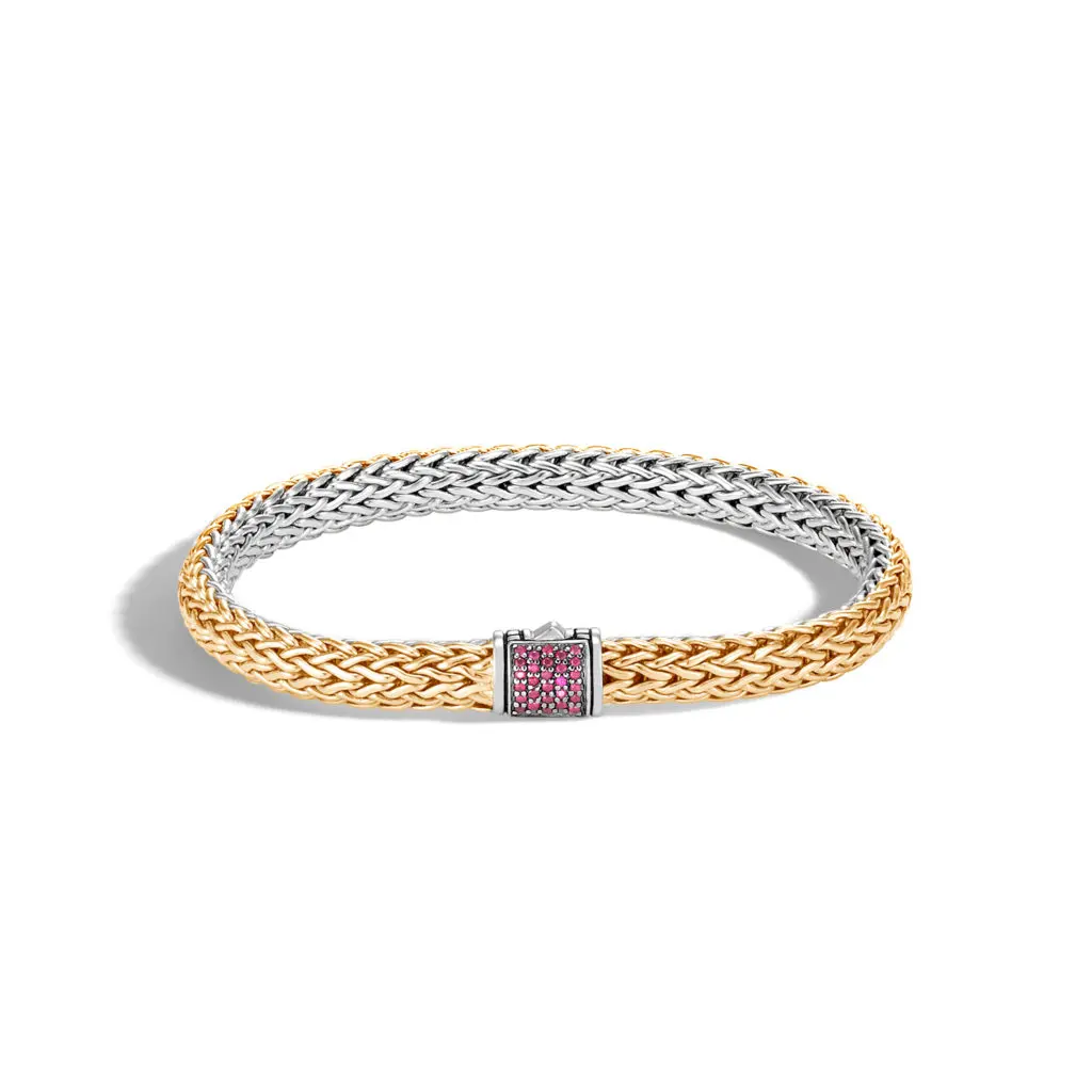 John Hardy Classic Chain Reversible Bracelet, $2,800
