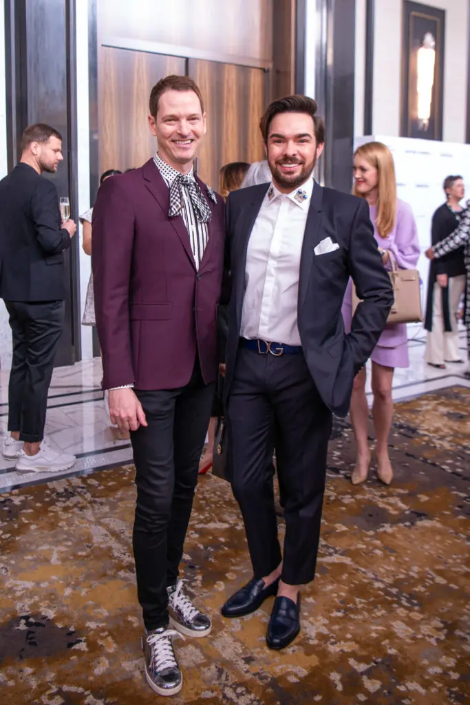 Brian McCulloch, Rubens Franz at the Best Dressed Luncheon at the Post Oak Hotel. (Photo by Michelle Watson/CatchlightGroup.com)