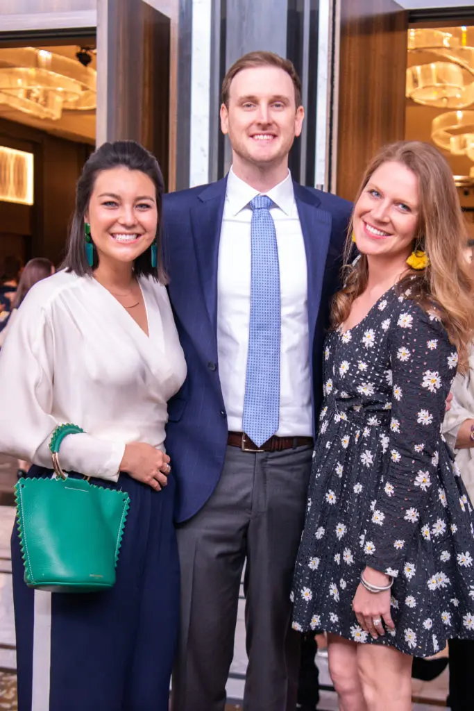  Bailey Tsuru, Seth & Katie Tsuru at the Best Dressed Luncheon at Post Oak Hotel. (Photo by Michelle Watson/CatchlightGroup.com)