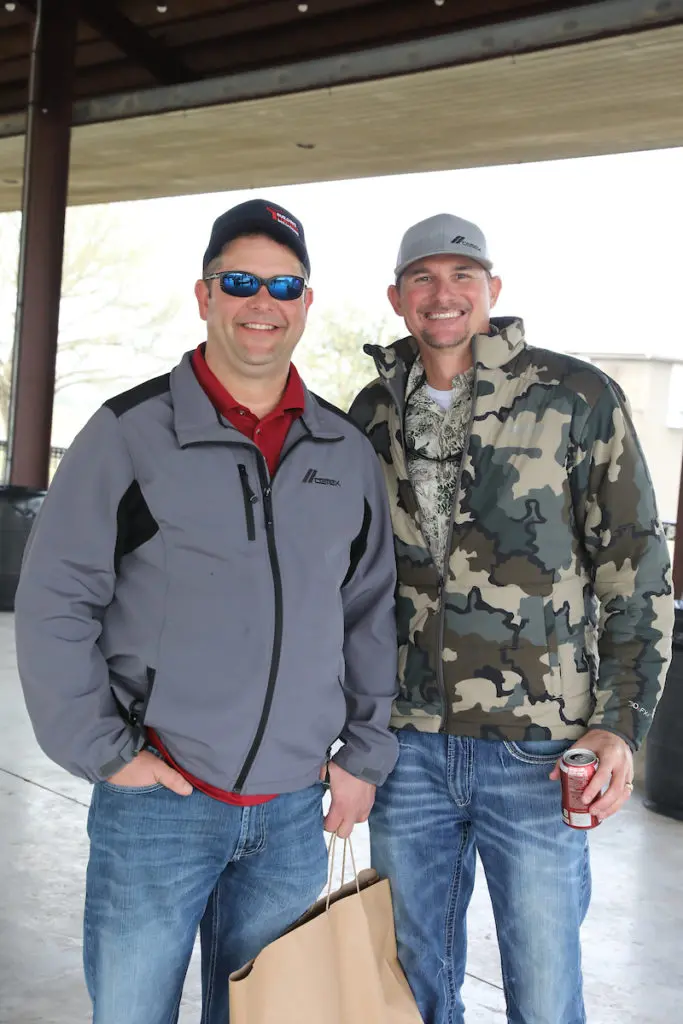 Try Kiddy, Clay O'Brien at the Alley Theatre Sporting Clays Competition at the Greater Houston Sports Club. (Photo by Priscilla Dickson)