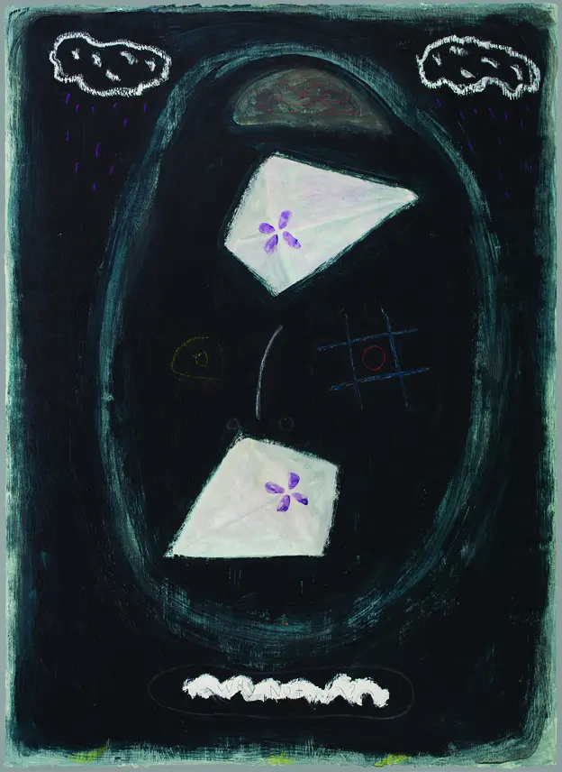 Floyd Newsum's "Purple Rain Why Not," 2016 (Courtesy the artist and Nicole Longnecker Gallery)