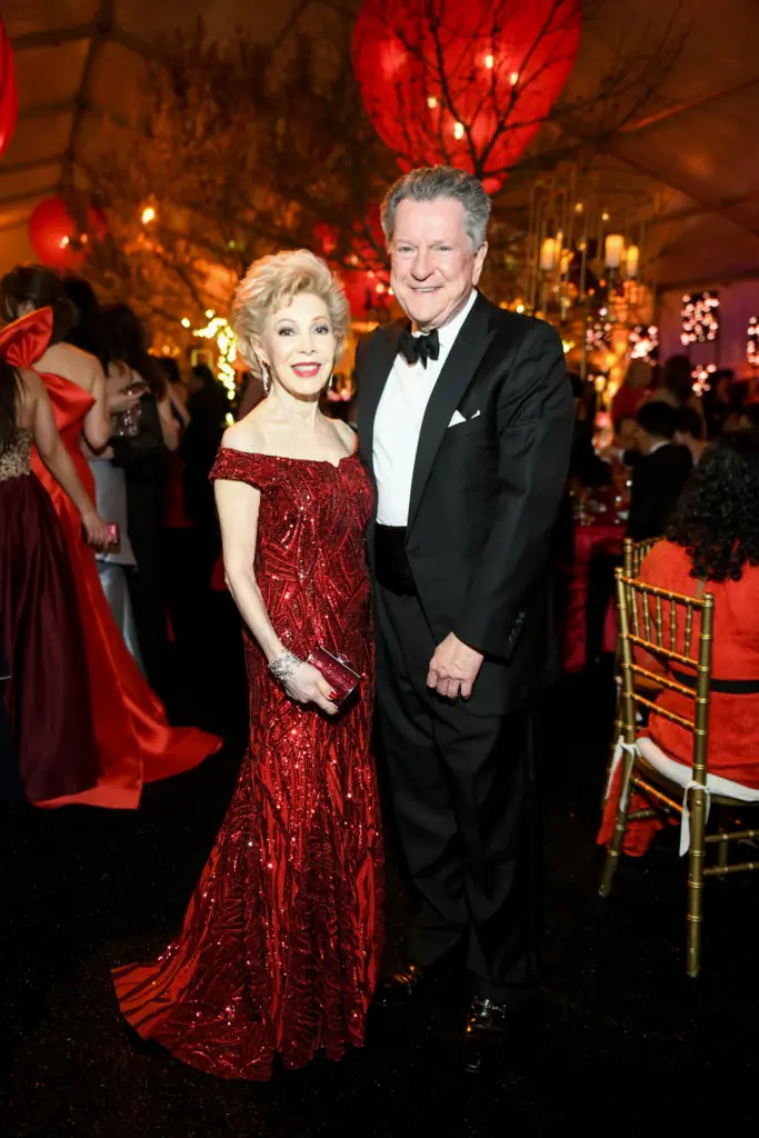 Margaret Alkek Williams, Bill Stubbs at Asia Society's 2019 Tiger Ball: Celebrating Asia Society's 40th Anniversary in Houston. (Photo by Daniel Ortiz)