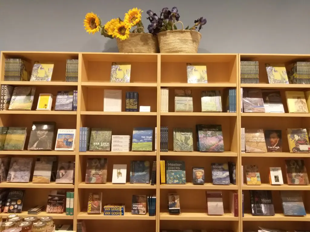 The Van Gogh shop at the conclusion of the exhibition is fully stocked with books, which offer more insight in one of the world's best known, but perhaps least understood, painters. 