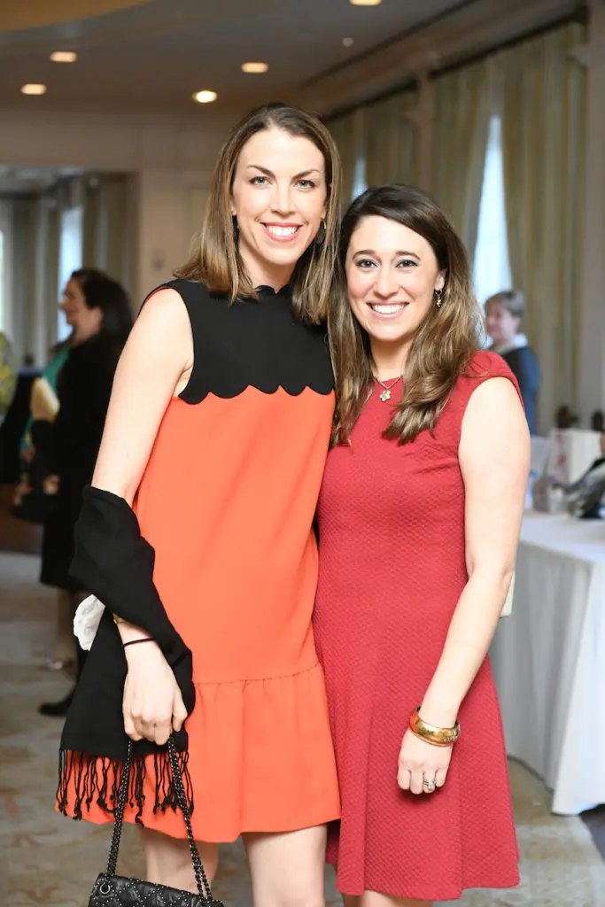 Catherine Renaudin, Jolie Campbell at the Children's Museum Houston Friends and Families luncheon at River Oaks Country Club. (Photo by Daniel Ortiz)