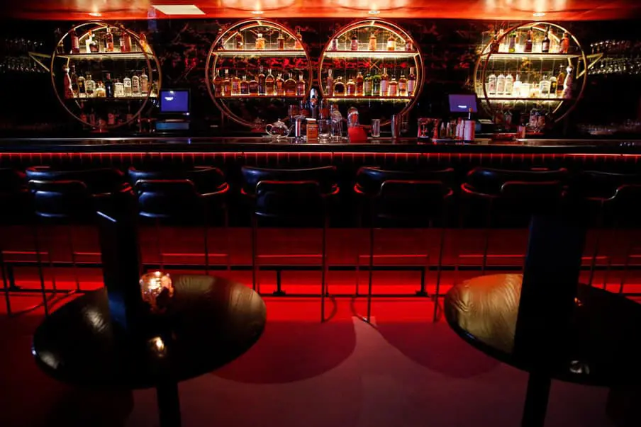 Akai serves Japanese cocktails, sake, and wine. And plenty of mystery. (Courtesy of Akai)