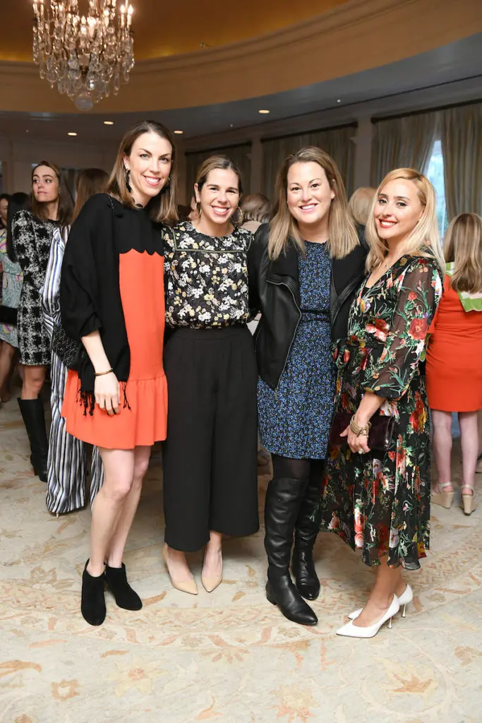 Catherine Renaudin, Amanda Morrow and Margot Athon at the Houston Children's Museum Friends and Families luncheon at River Oaks Country Club. (Photo by Daniel Ortiz)