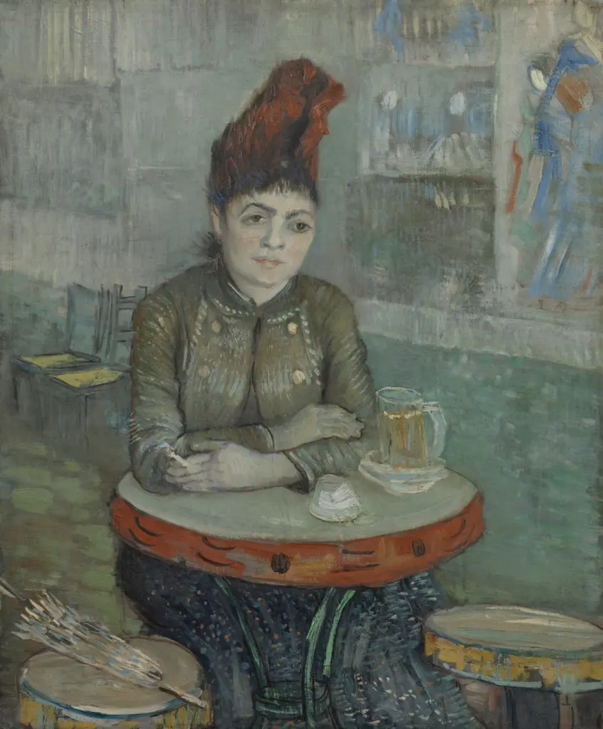 Vincent van Gogh’s "In the Café: Agostina Segatori in Le Tambourin," 1887, has a fascinating back story, involving the artist's romance that did not end well. See the exhibition and acquire the catalogue to learn more about Van Gosh's relation to this subject. (Collection Van Gogh Museum, Amsterdam. Vincent Van Gogh Foundation)