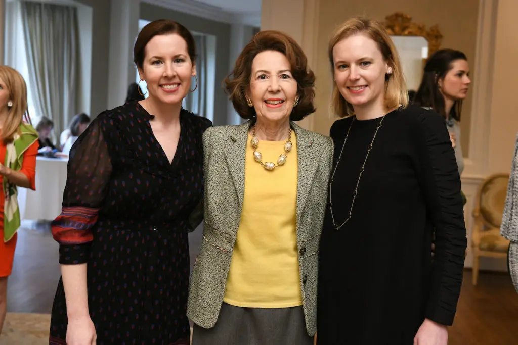 Sara Kelly, Gail Adler and Madeline Kelly at the Houston Children's Museum Friends and Families luncheon at River Oaks Country Club. (Photo by Daniel Ortiz)