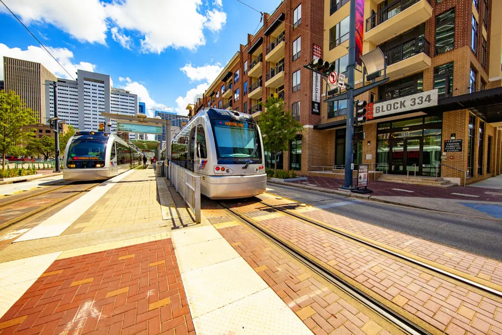 No car necessary at Block 334 with METRO just outside the front door.