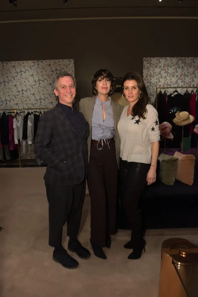 CAMH Curators Dean Daderko and Rebecca Matalon, and gala co-chair Jordan Seff at the Contemporary Arts Museum Houston gala kick-off at The Webster. (Photo by Emile C. Browne)