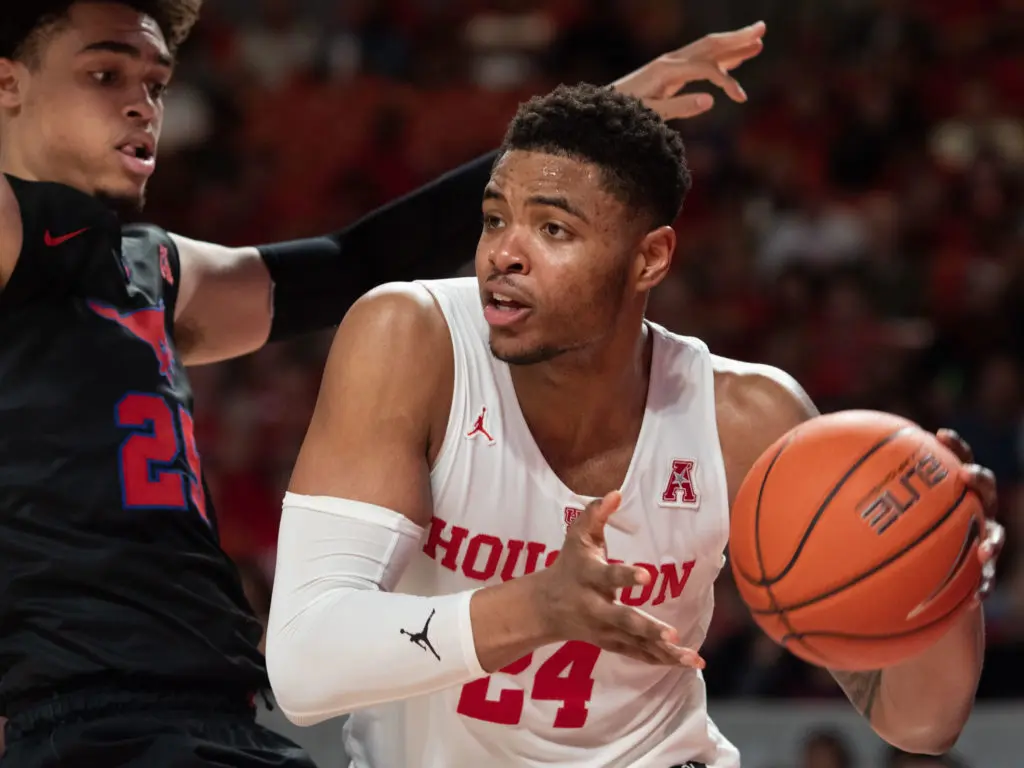 University of Houston forward Breaon Brady was a force down low. (Photo by F. Carter Smith)