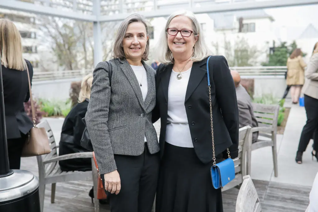 Carol Sandvick, Karen Bloomfield at the Dress for Success Models of Success event. (Photo by Johnny Than)