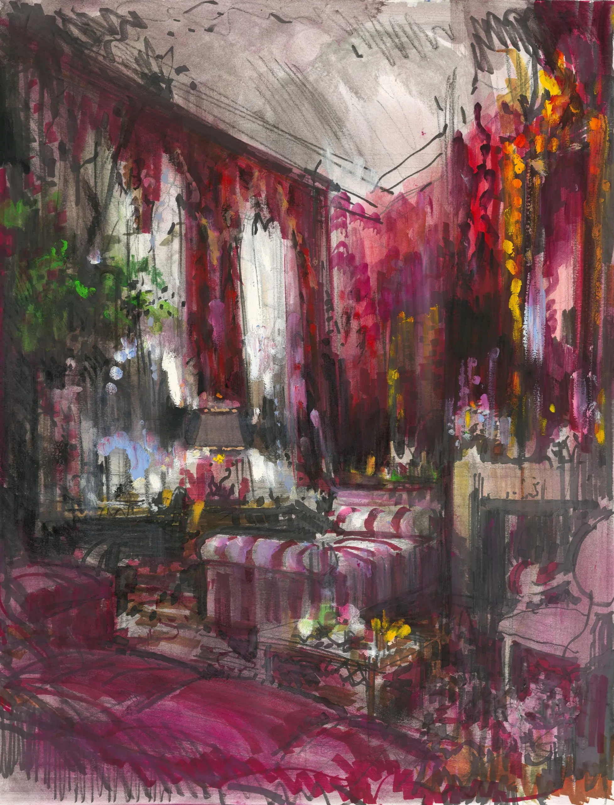 Carolina Herrera Manhattan Sitting Room