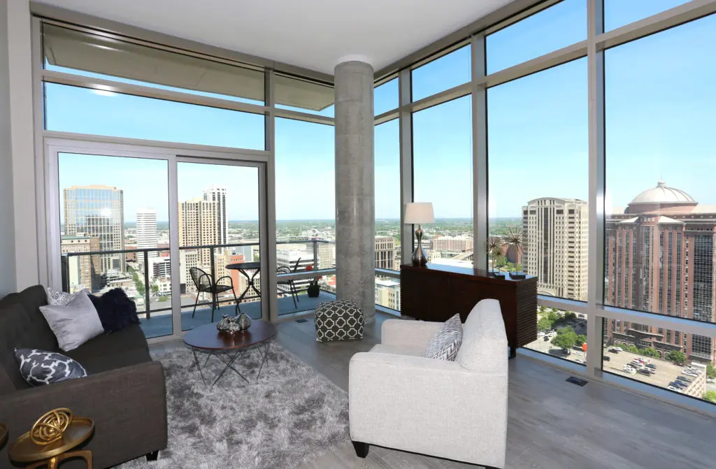 At 1745 Texas Avenue, the spanking new Catalyst  was designed to feel sleek and modern with the balcony as a bonus. (Courtesy of Catalyst)
