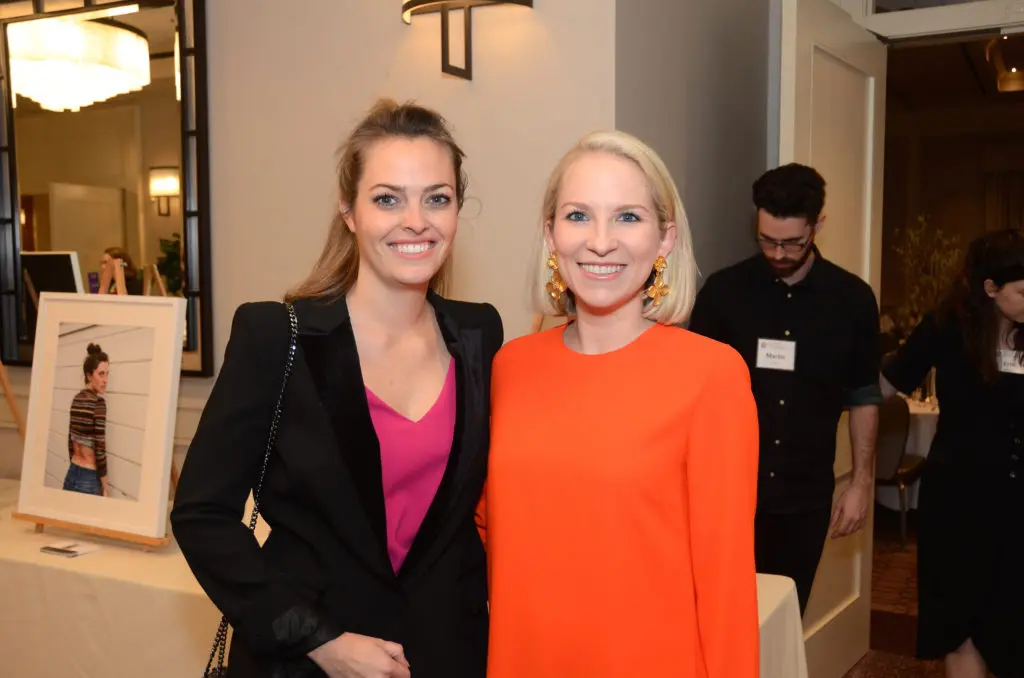 Claire Brunner, Lacey Brunner at Houston Center for Photography 2019 Print Auction. (Photo by Roswitha Vogler)