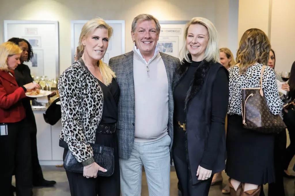 Courtney Hopson, Neal Hamil, Libby Cagle Taft  at the Dress for Success Models of Success event in 2019. (Photo by Johnny Than)