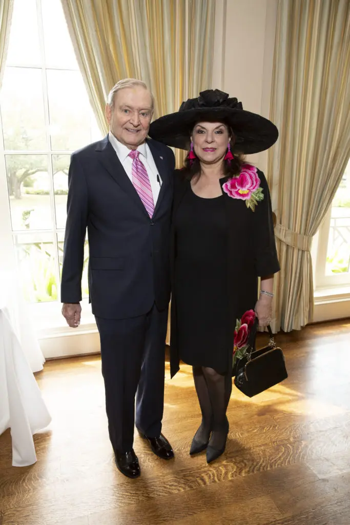 Dave & Laura Ward at the Easter Seals of Greater Houston Hats Off to Mothers luncheon. (Photo by Jenny Antill Clifton)