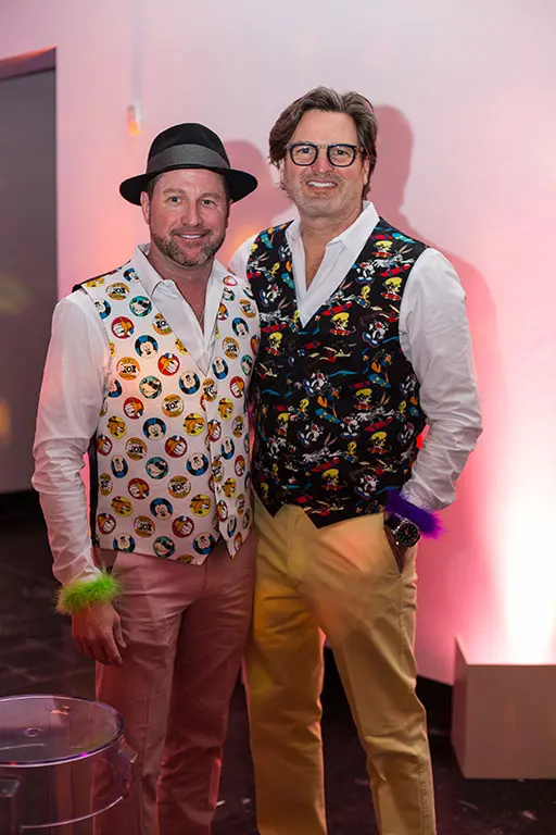 David LaDuke & Gary Hammett at Lawndale's A Kitschy Evening (Photo by Laura Burlton)