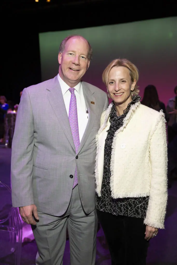 David & Christine Underwood at Houston Methodist's The Society for Leading Medicine dinner at Houston Ballet Center for Dance. (Photo by Jenny Antill Clifton)