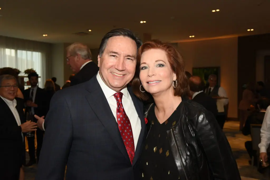 Denis & Susan DeBakey at the opening of the InterContinental Houston Medical Center Hotel. (Photo by Alexander's Fine Portrait Design)