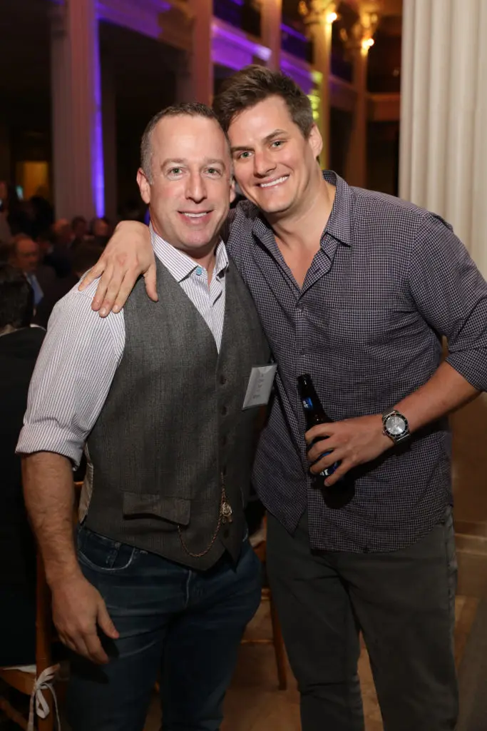 Dylan Seff, Andrew McGill at the YES Prep Public School Oil & Gas Texas Hold 'Em Tournament at Corinthian Houston (Photo by Priscilla Dickson)