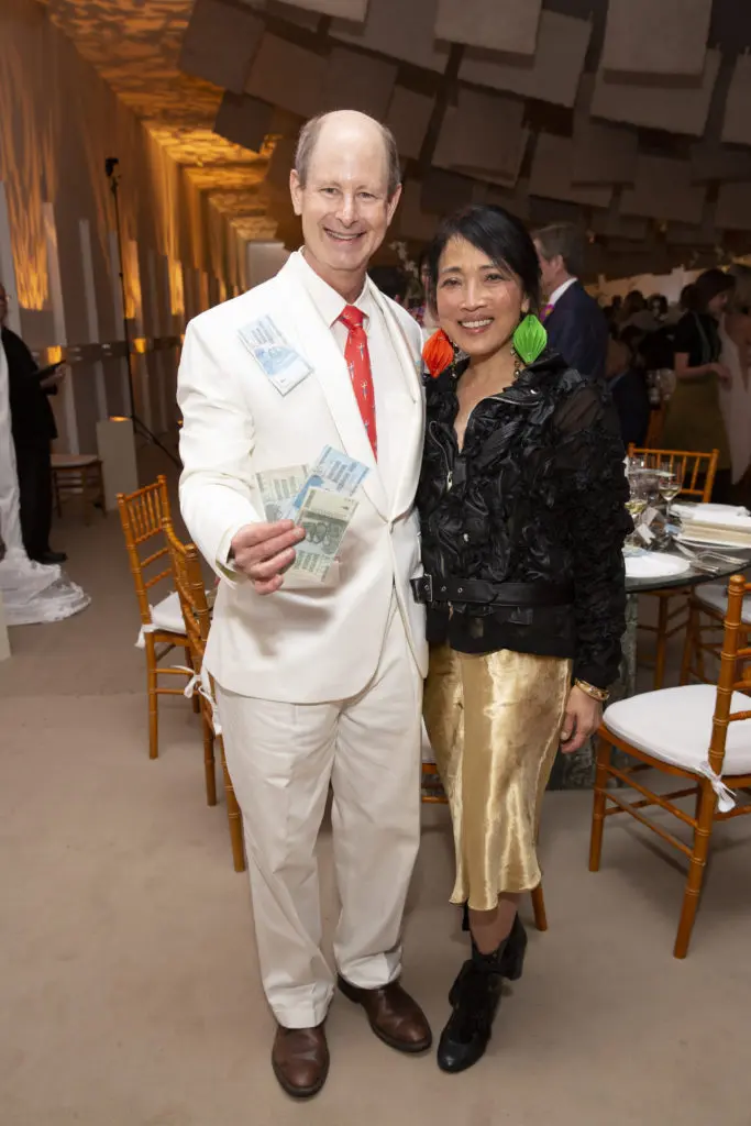 Eddie & Chinhui Allen at Studio Menil's Paper Ball (Photo by Jenny Antill Clifton)