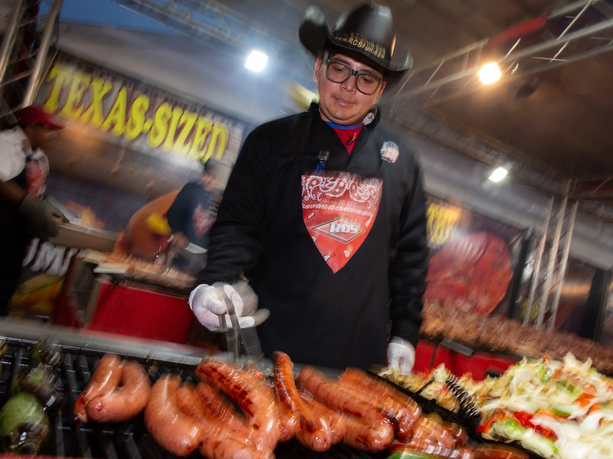 At the Houston Rodeo, food rules. (Photo by F. Carter Smith)