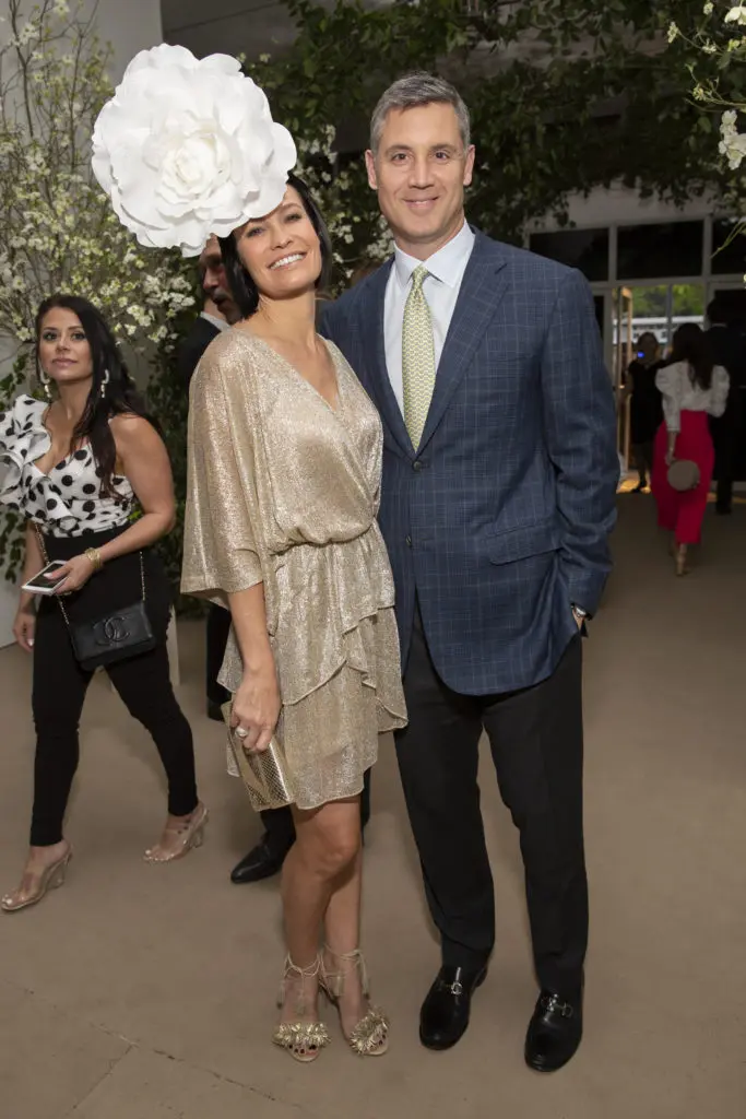 Francine & Westy Ballard at Studio Menil's Paper Ball (Photo by Jenny Antill Clifton)