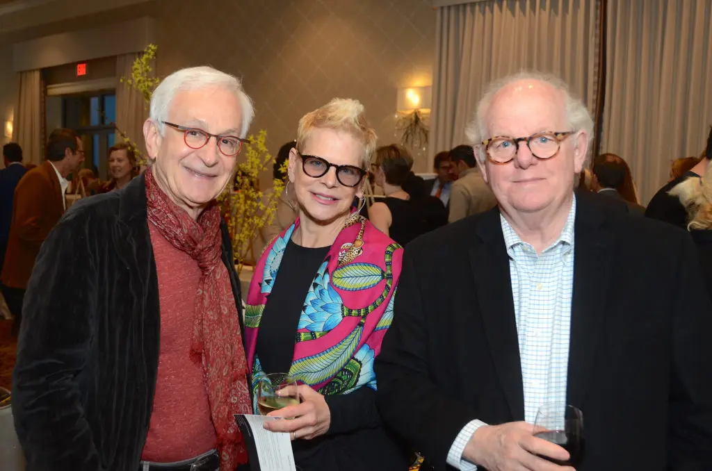 Frazier King, Kath Blanco, Howard Hilliard at Houston Center for Photography 2019 Print Auction. (Photo by Roswitha Vogler)