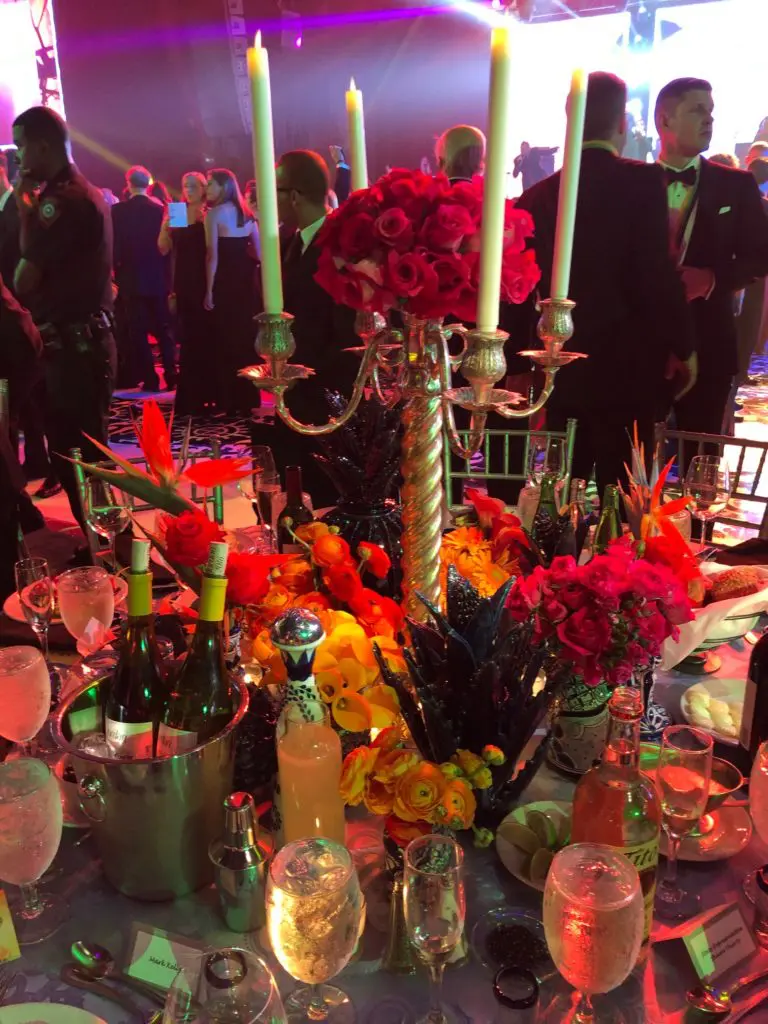VIP table tops at the San Luis Salute in Galveston (Shelby Hodge Photo)