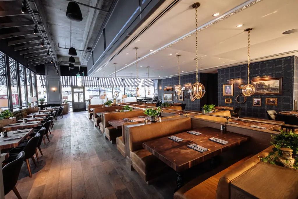 The dining room of The Henry.