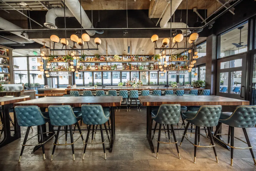 The Henry's upstairs bar.