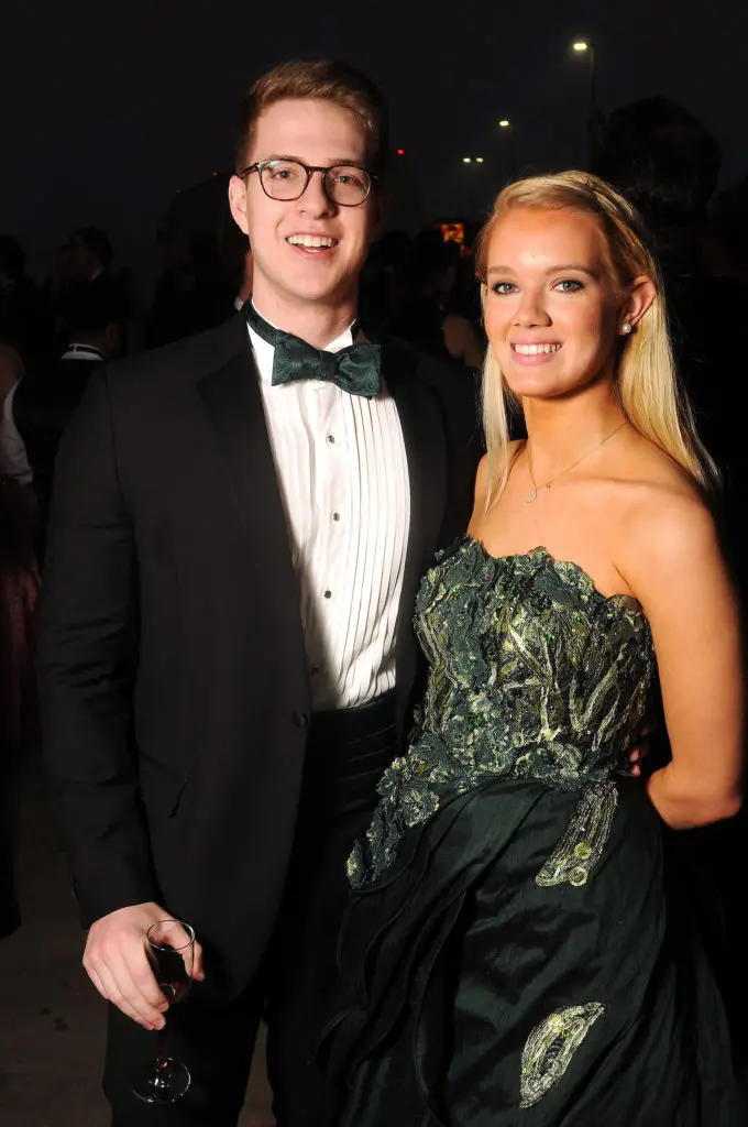 Jackson Baur and Emlynn Smith at the San Luis Salute in Galveston.    (Dave Rossman Photo)