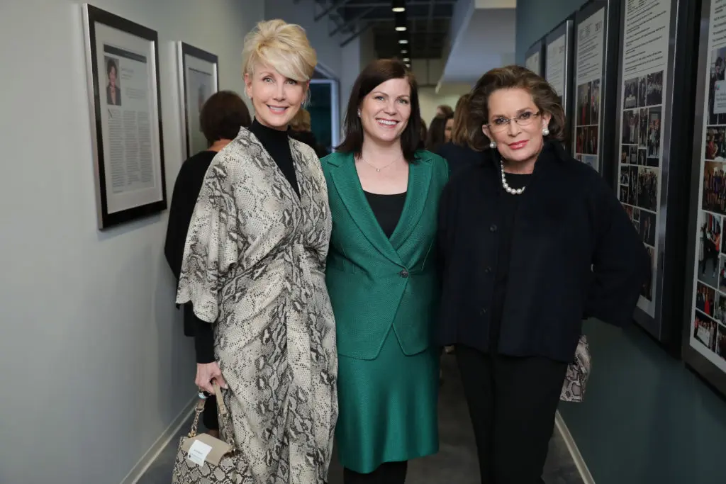 Jerri Moore, Lauren Levicki Courville, Berthica Fitzsimons at the Dress for Success Models of Success event. (Photo by Johnny Than)