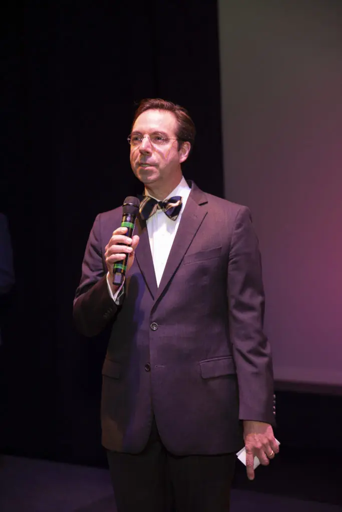 Jim Nelson speaking at Houston Methodist's The Society for Leading Medicine dinner at Houston Ballet Center for Dance. (Photo by Jenny Antill Clifton)