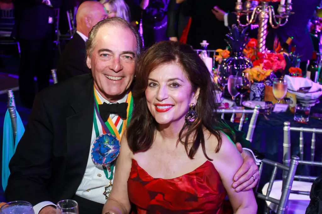 Jim and Dancie Ware at The San Luis Salute in Galveston.  (Gary Fountain photo)