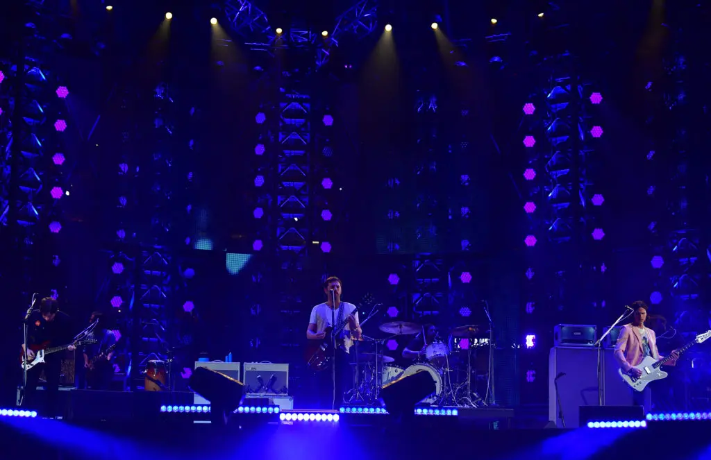 Kings of Leon went through a crisp, 15-song set list at Houston Rodeo. (Photo courtesy Houston Livestock Show and Rodeo)